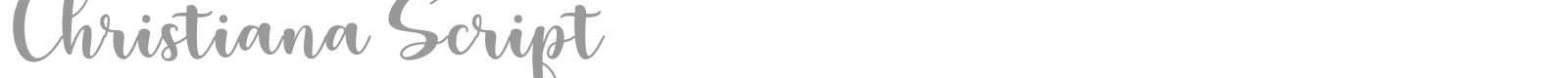 Christiana Script font preview